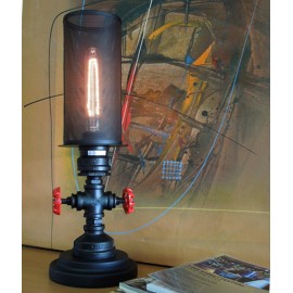 CLA-Veneto:Black Iron Table Lamps